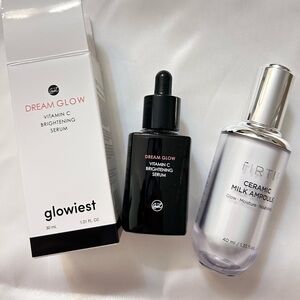 Vitamin C serum & tirtir ceramic ampoule